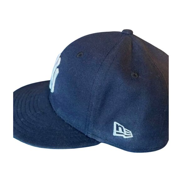 New Era NY Yankees Men's Fitted Cap - Navy (59FIFTY) 7 1/2 - Picture 4 of 4